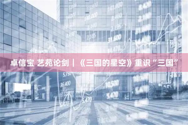 卓信宝 艺苑论剑|《三国的星空》重识“三国”